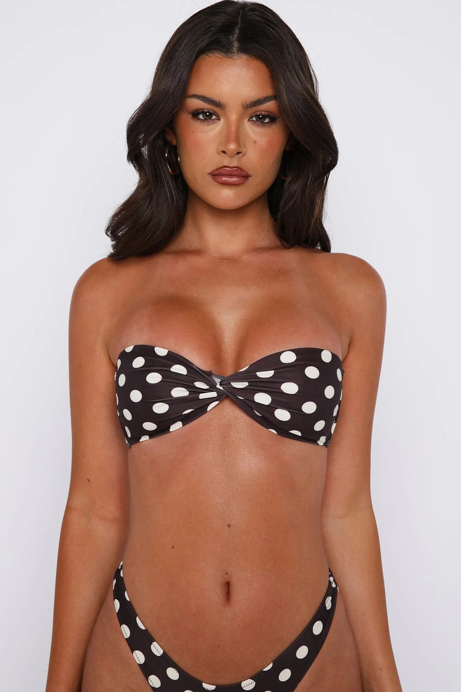The Pois Bikini Set – Noir