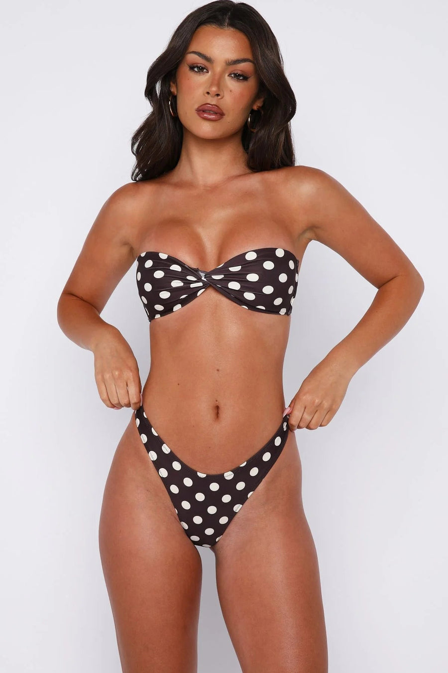 The Pois Bikini Set – Noir