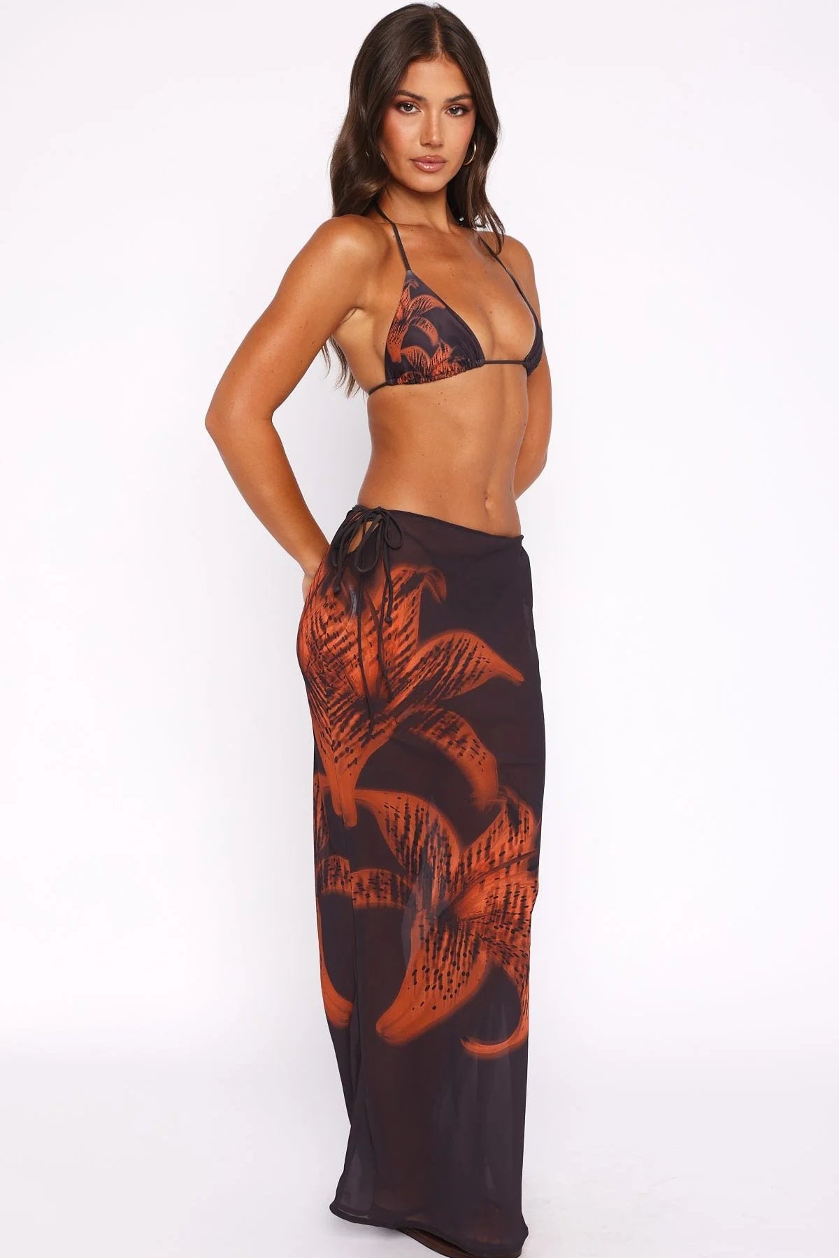 The Lily Maxi Skirt – Midnight